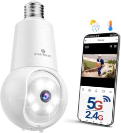 symynelec light bulb camera