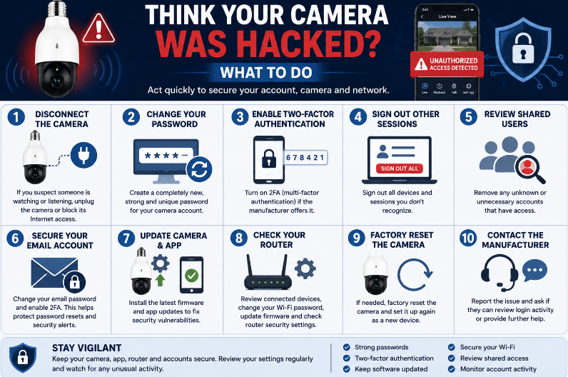 Think Your Camera Was Hacked – What to Do