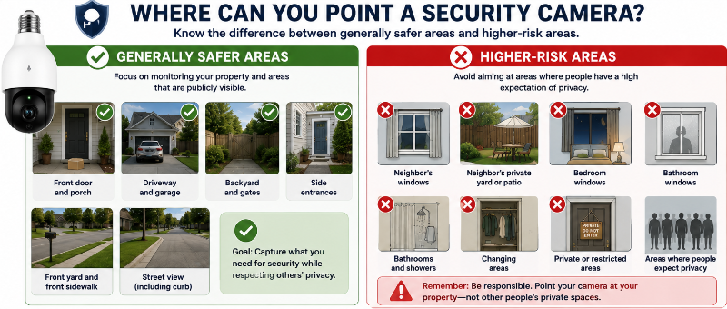 Where Can You Point a Security Camera