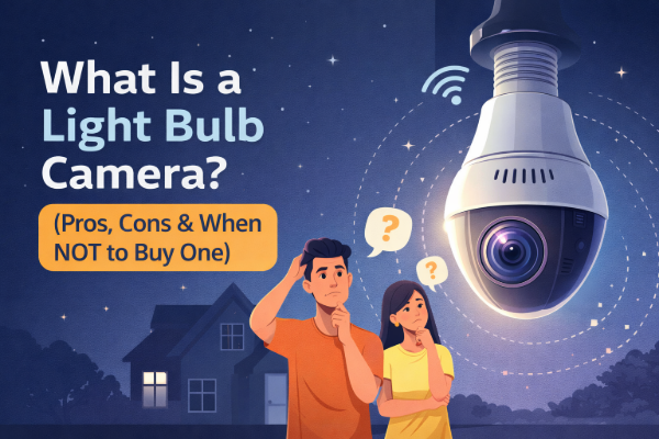 what is a light bulb camera