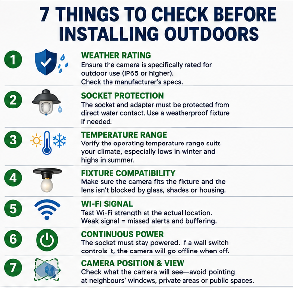 7 Things To Check Before Installing Outdoors