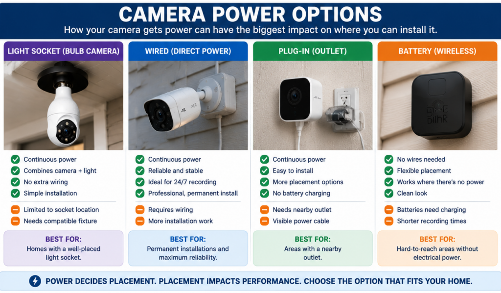 Camera Power Options
