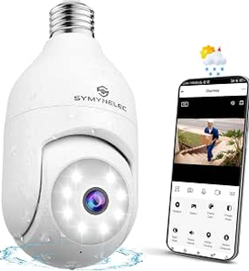 SYMYNELEC Light Bulb Security Camera