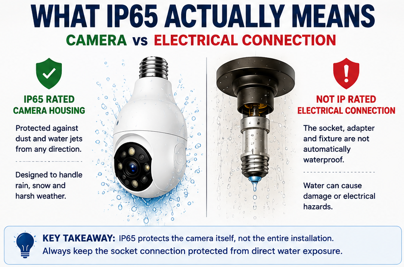 What IP65 Actually Means - Camera vs Electrical Connection