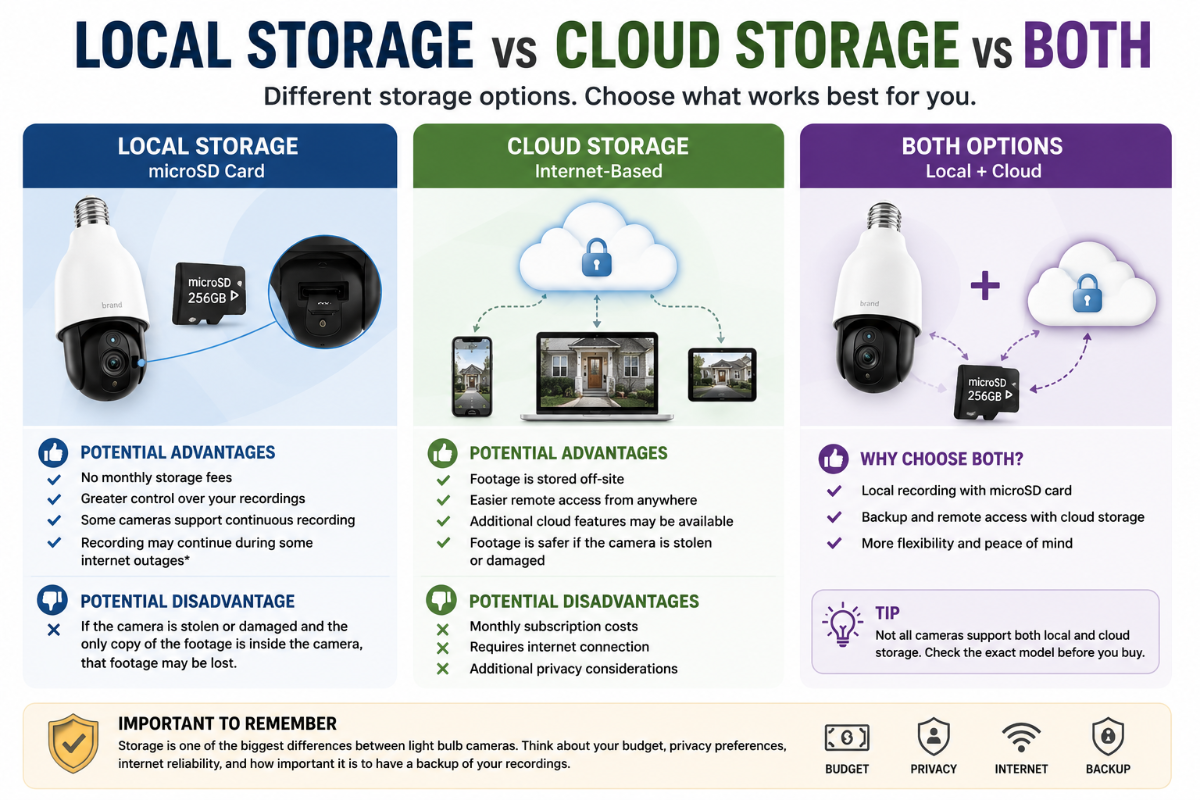 Local Storage vs Cloud Storage or Both